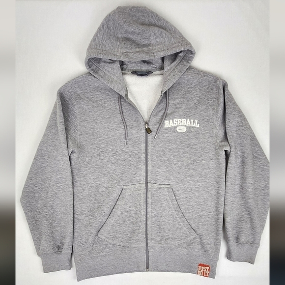 Nike Other - Nike Baseball Zip Up Grey Athletic Hoodie